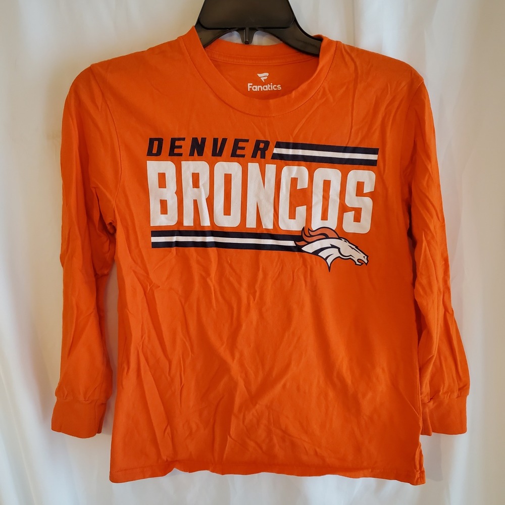 Denver Broncos Youth Fanatics NFL Long Sleeve T-Shirt‎ - Size M